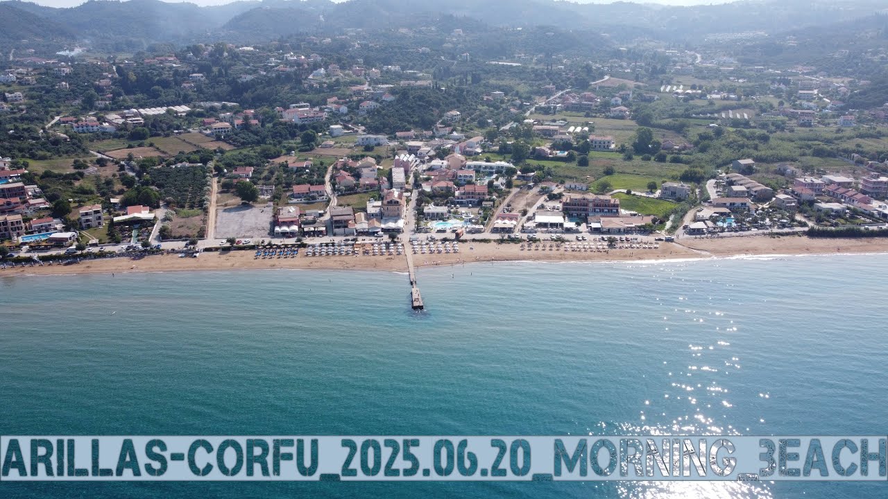 Arillas Beach, 20th of June 2025 | Corfu, Greece | Aerial views