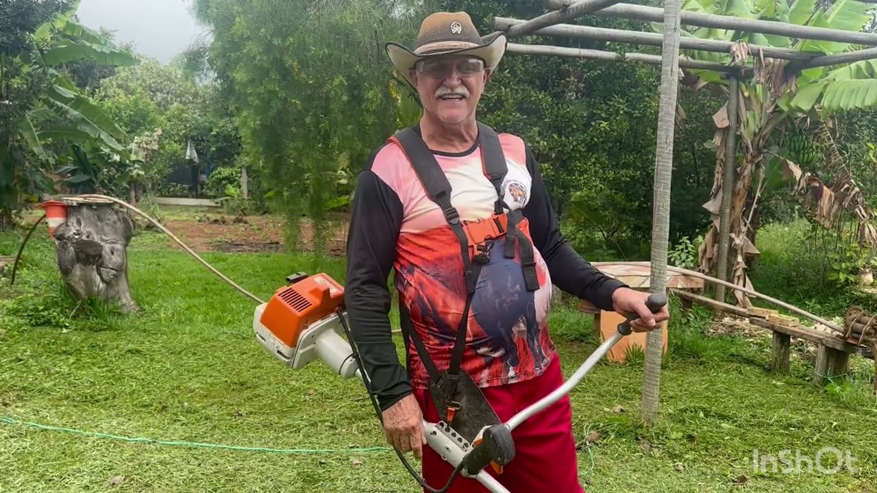 SERVIÇO ROTINEIRO NA CHÁCARA 