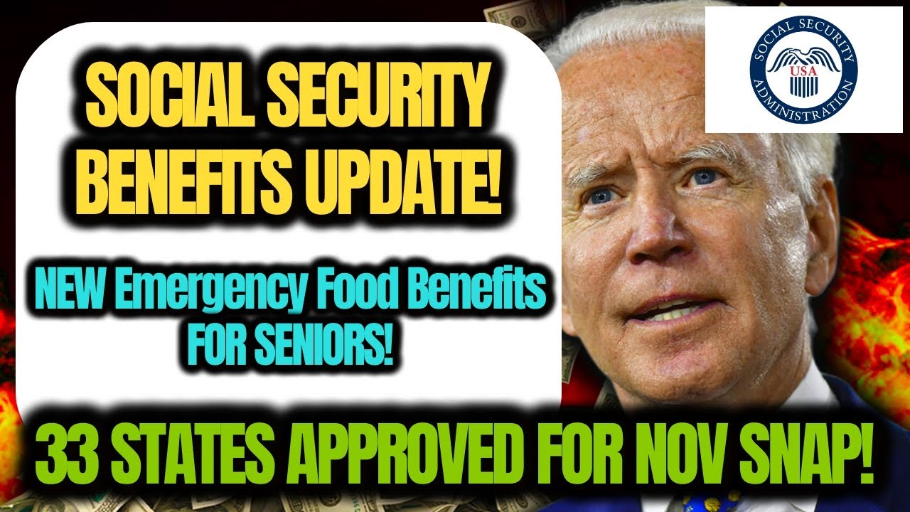 SOCIAL SECURITY & SNAP/EBT UPDATE: NEW $95-$281 SNAP EA Dates for November & December 2022!