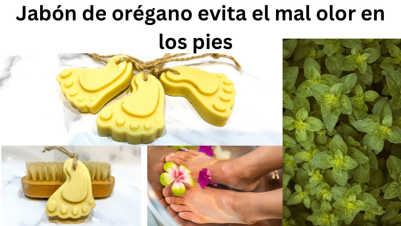 JABÓN DE ORÉGANO EVITA EL MAL OLOR EN LOS PIES. FÓRMULA INCLUIDA