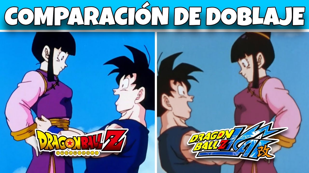 GOKU POR FIN SE RECUPERA - Comparación de doblaje DBZ y DBZ Kai Castellano