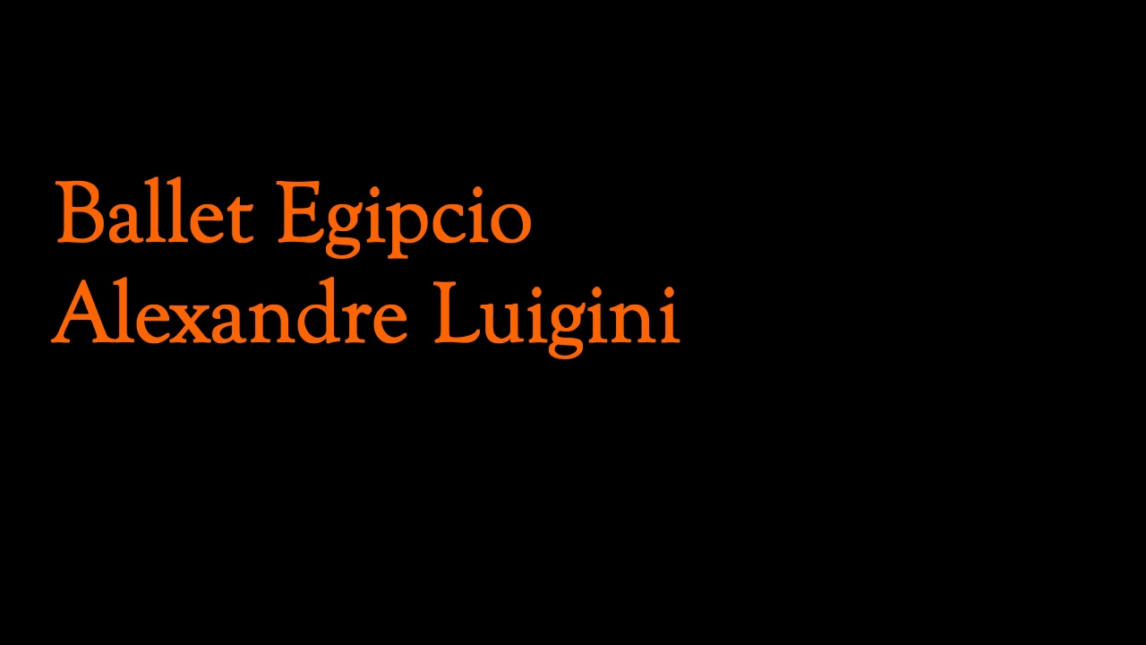 Ballet Egyptien | Alexandre Luigini arr. For Band Emsamble