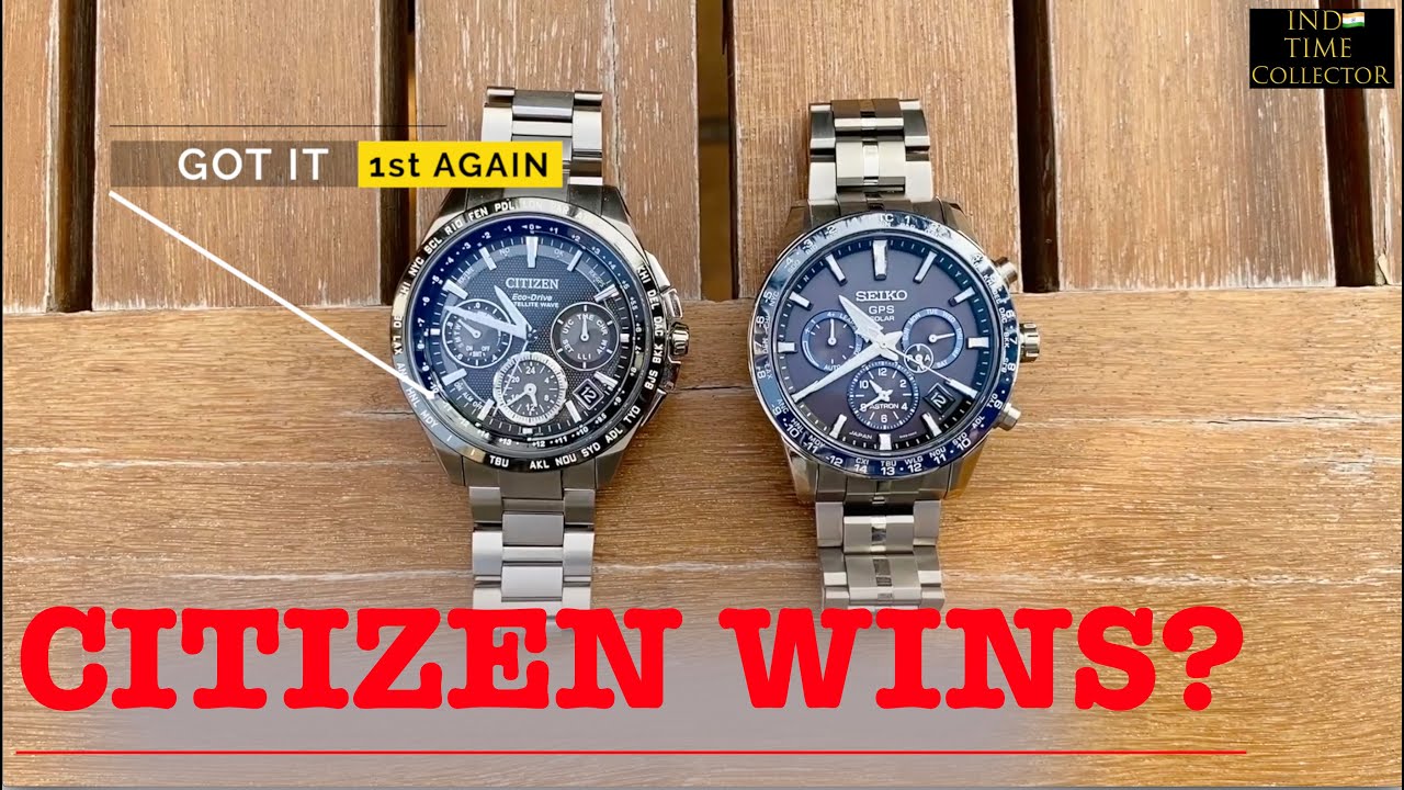 Seiko Astron 5X53 vs Citizen Satellite Wave F900: Which is the Faster Watch?