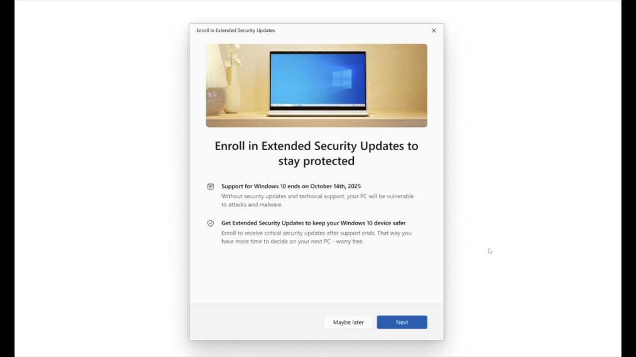 Windows 10 22H2 Extended security update program questions answered