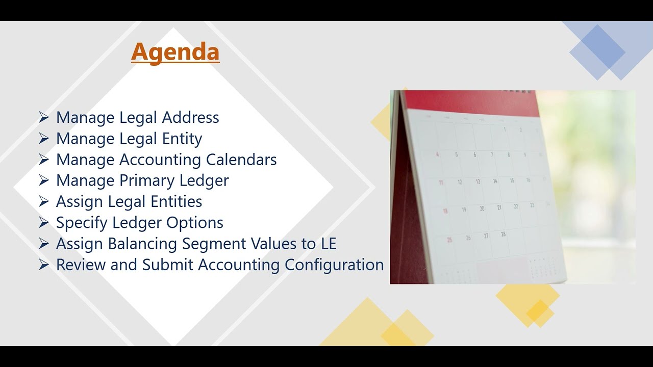 Oracle Fusion Primary Ledger Creation