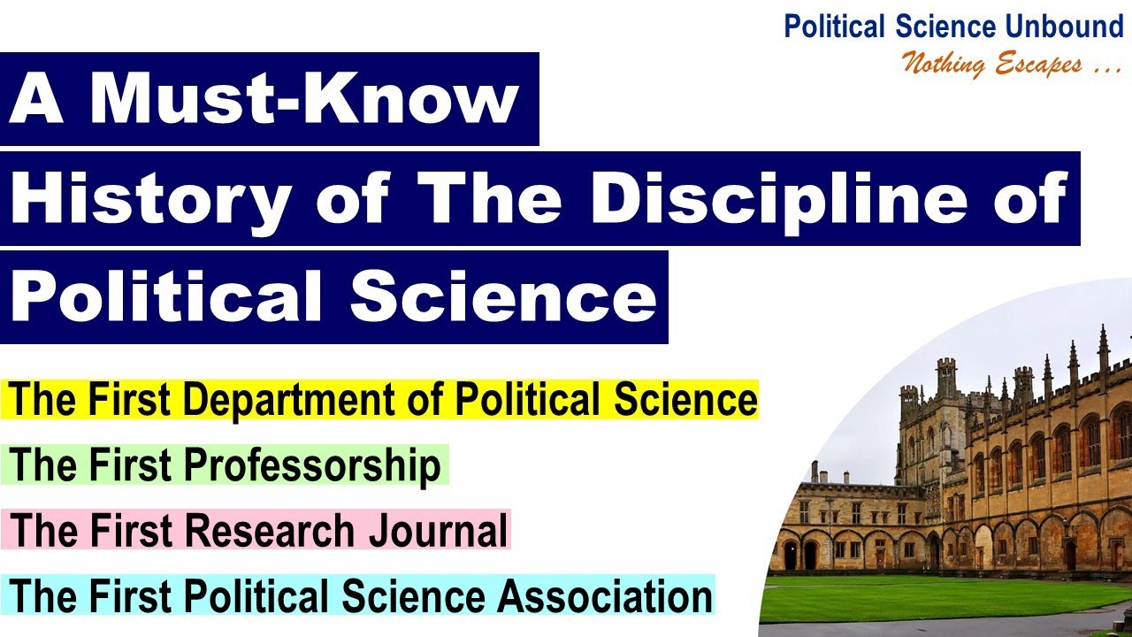 A Brief History of Political Science - Must Watch for Every Political Science Student