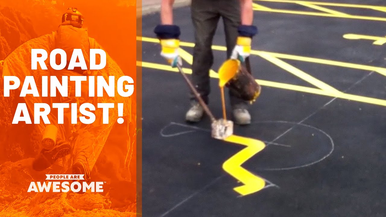 Satisfying Road Painting