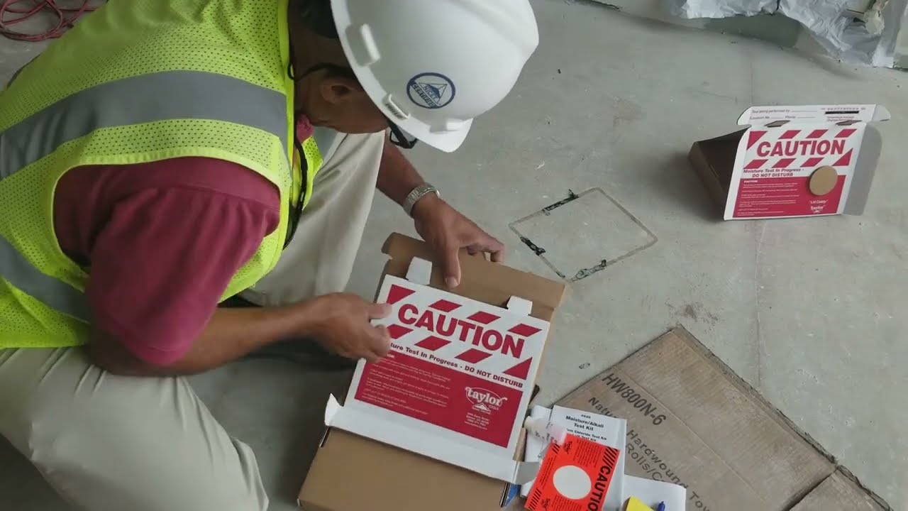 How to Use a Calcium Chloride Moisture Test Kit for Concrete Floors
