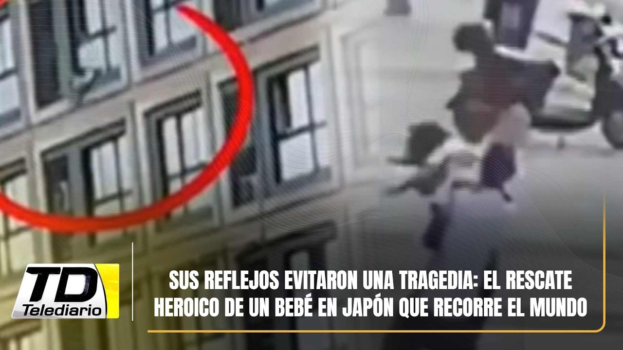 Sus reflejos evitaron una tragedia: El rescate heroico de un bebé en Japón que recorre el mundo