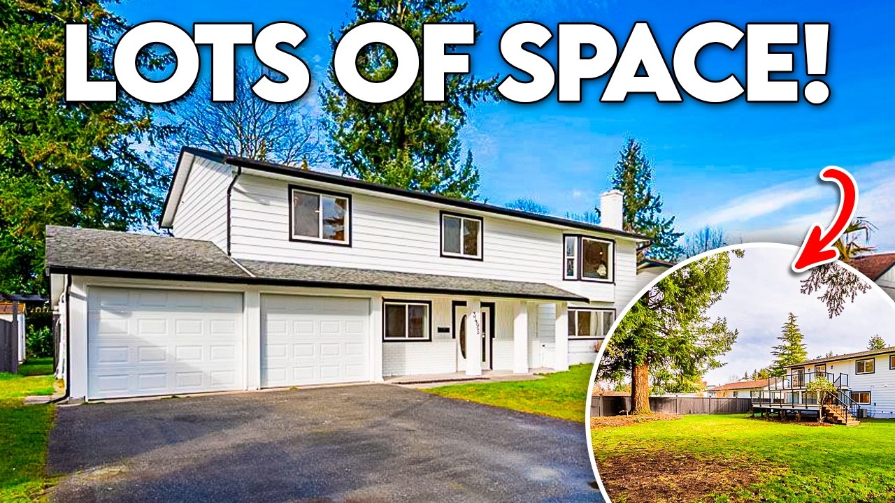 Tour a Modern Langley BC Home with a Huge Yard & Luxury Finishes!