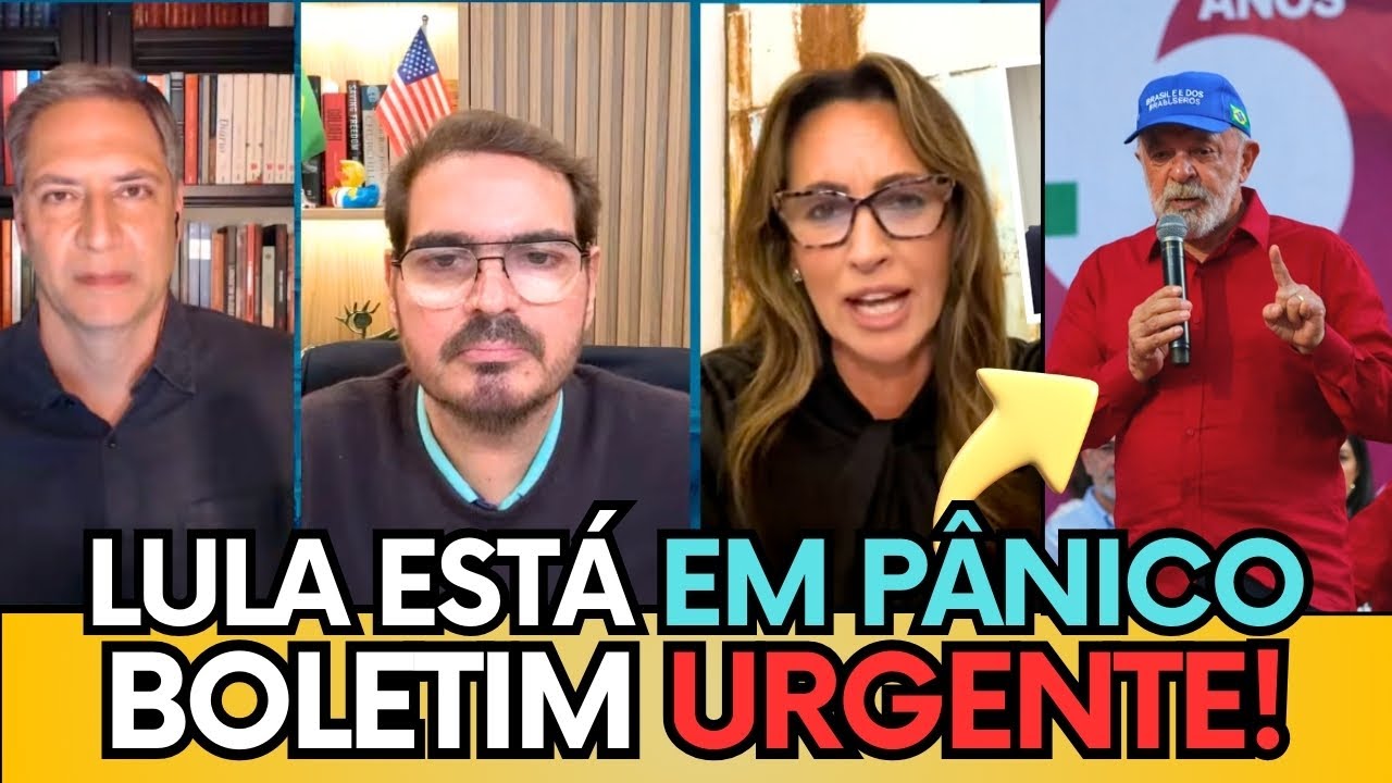 🚨 BOLETIM AO VIVO: LULA E O PT EM PÂNICO! PESQUISAS DESPENCAM E FLÁVIO DISPARA! - ASSISTA E ENTENDA