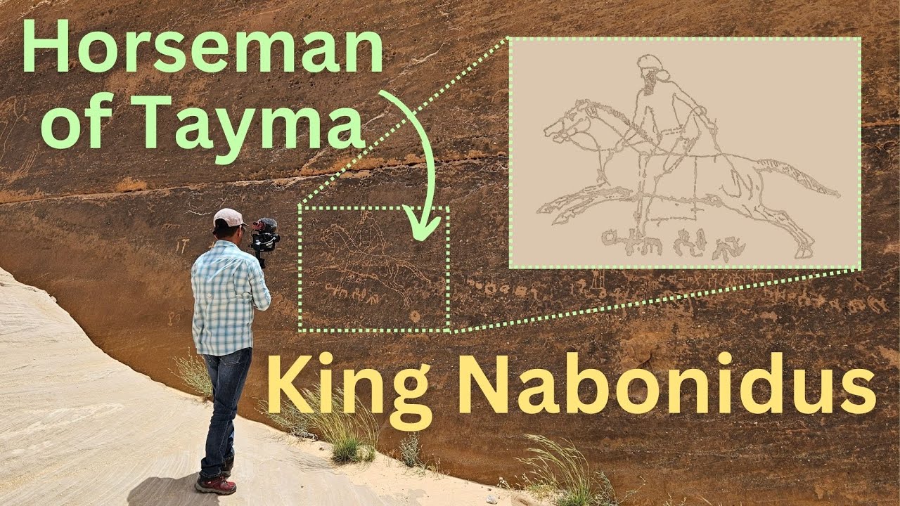 Nabonidus Petroglyph | Nabonidus Horseman, Tayma | Neo Babylonian Empire |Desert Drive by FJ cruiser