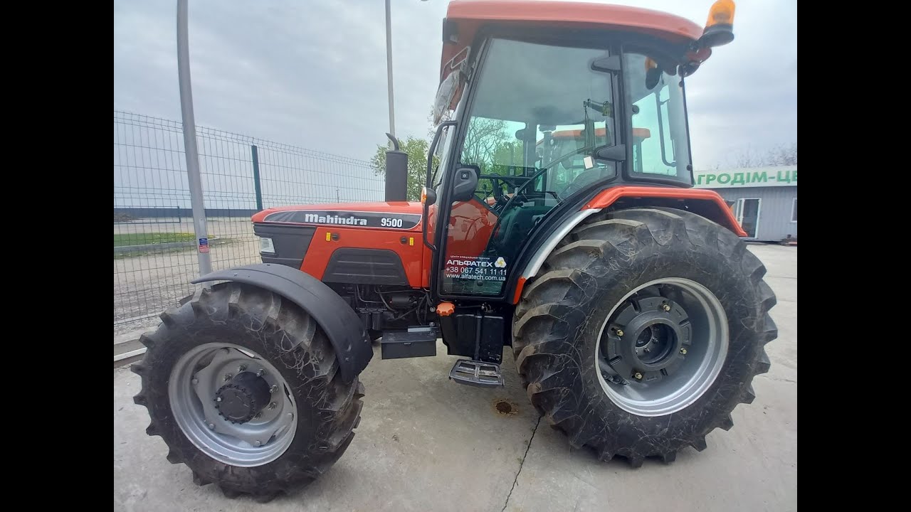 Оглядини Трактора MAHINDRA 9500+робота в полі з обертовим плугом UNLU (@TehnikaPolya)