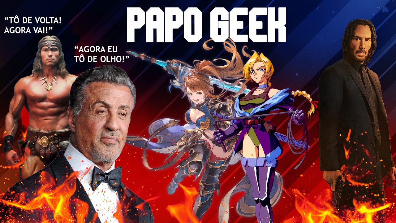 PAPO GEEK - PIXAR ANTI-WOKE!? + ARNOLD ON FIRE! + STALLONE DE OLHO! + CASTLEVANIA, JOHN WICK E MAIS