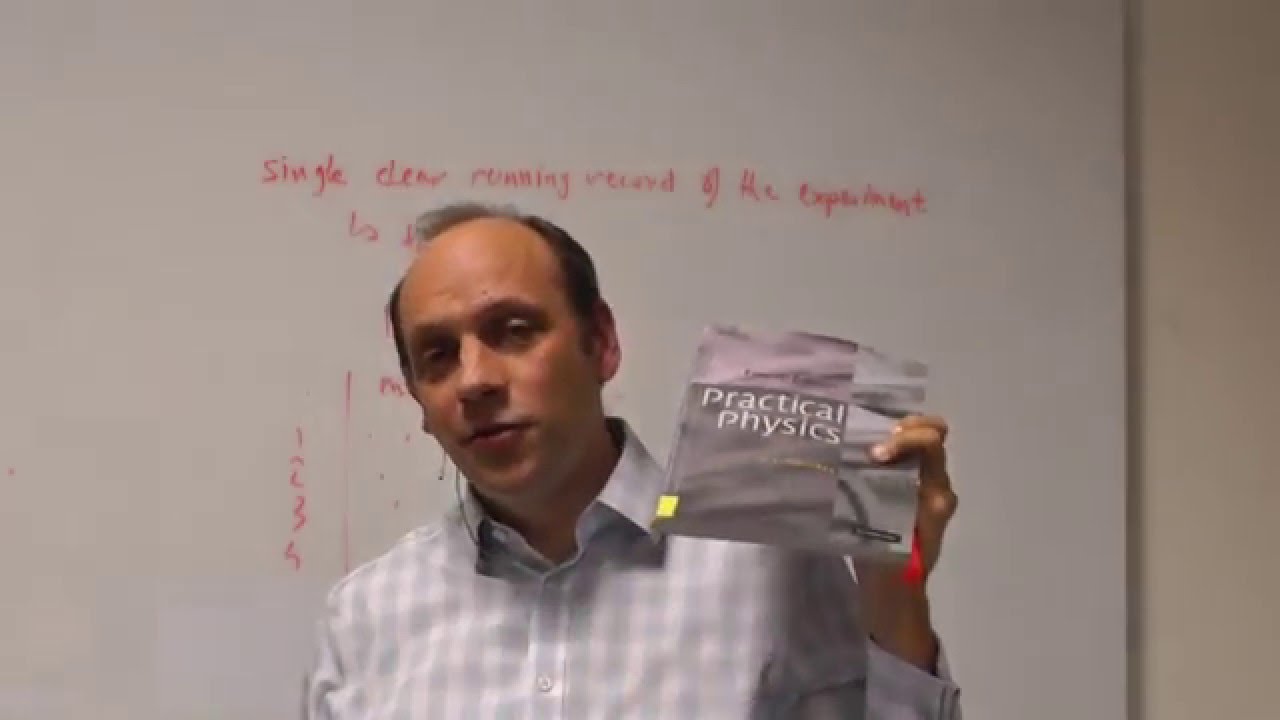 MSE101 Data Analysis - L5.2 Example of the use of the Error Equation