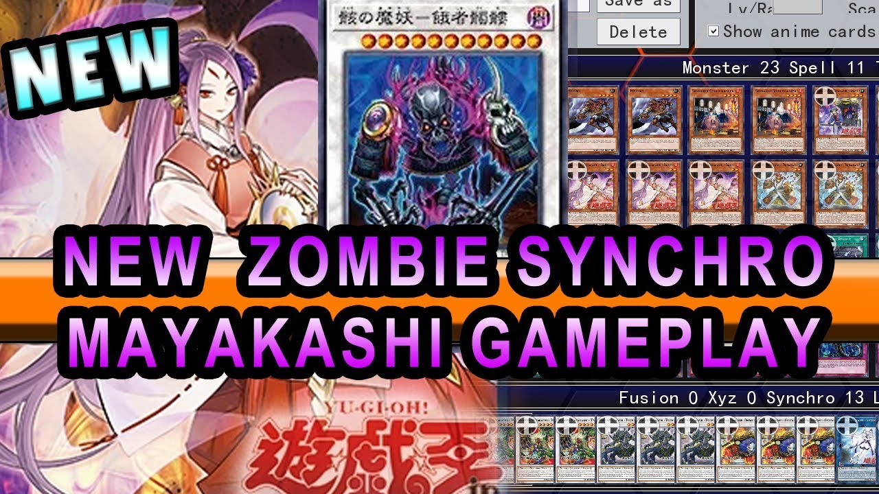 THE NEW ZOMBIE SYNCHRO DECK IN ACTION! THE NEW MAYAKASHI ZOMBIE DECK PROFILE! AND YUGIOH GAMEPLAY!