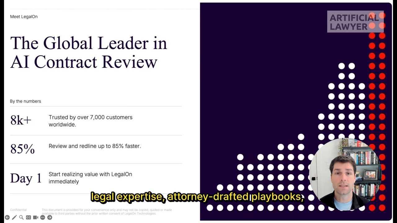 Обзор продукта AL TV: LegalOn — ИИ для работы с контрактами для внутренних юридических отделов — ...