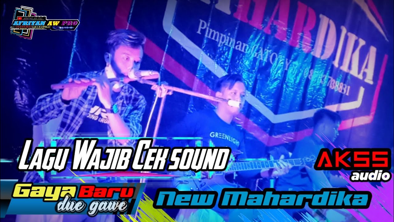 Cek sound Pasti Tetangga Joget Cover Seruling Bimbang Rizal Febrian New Mahardika