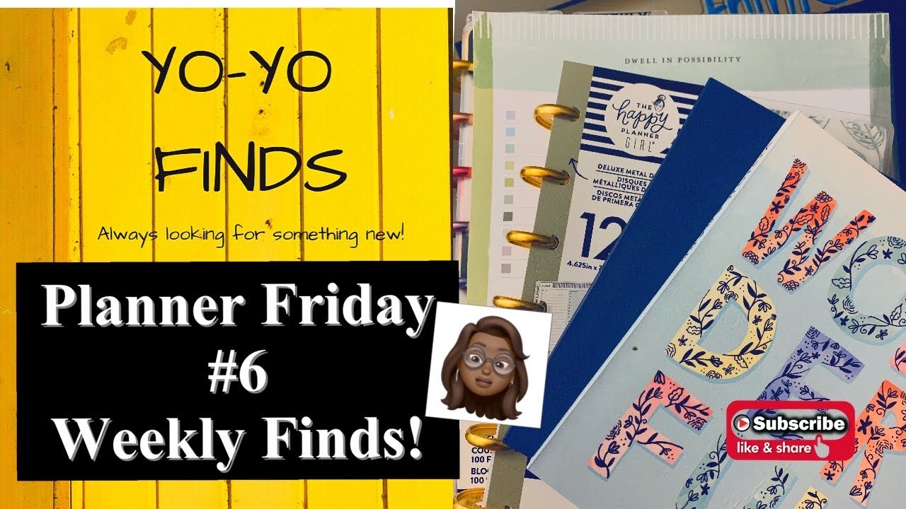 Planner Friday haul! ...paper,  happy planner 2020 flip-though, and more