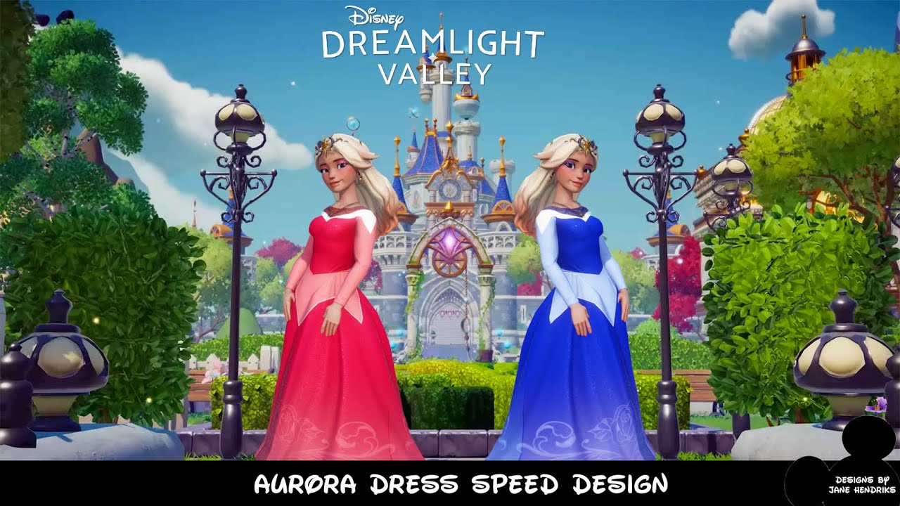 Disney Dreamlight Valley - Princess Aurora Dress Speed Design