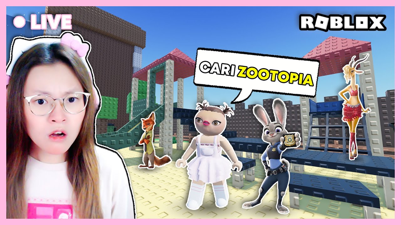 MENCARI KARAKTER ZOOTOPIA YANG HILANG ?!! [FIND ZOOTOPIA ROBLOX INDONESIA]