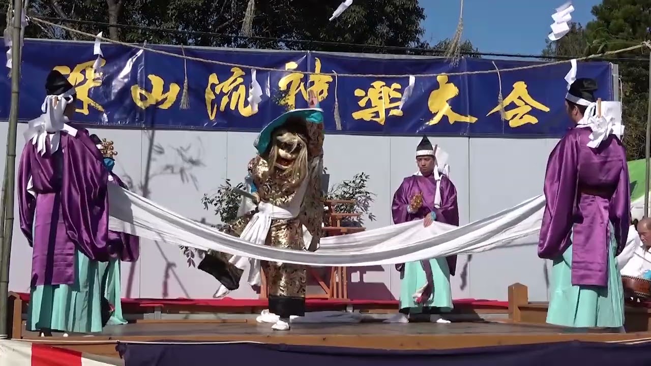 第13回朝地神楽祭り (第26回深山流岩戸神楽交流大会)  ダイジェスト