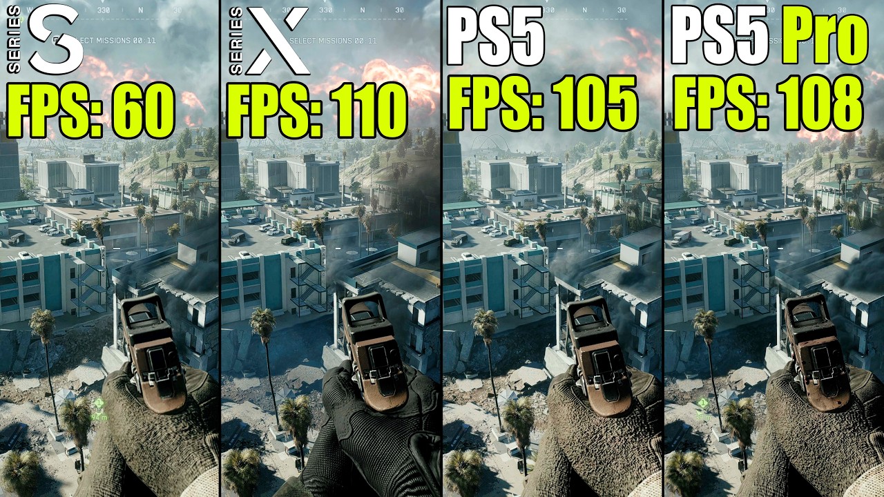 Battlefield 6 REDSEC Free to Play | Сравнение Xbox Series S, X, PS5 и PS5 Pro
