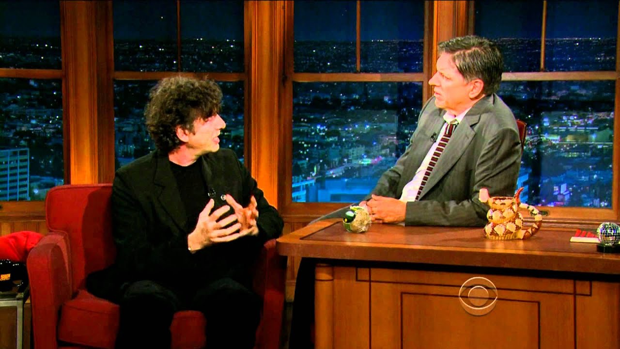 Neil Gaiman on the Late Late Show 2011-10-31
