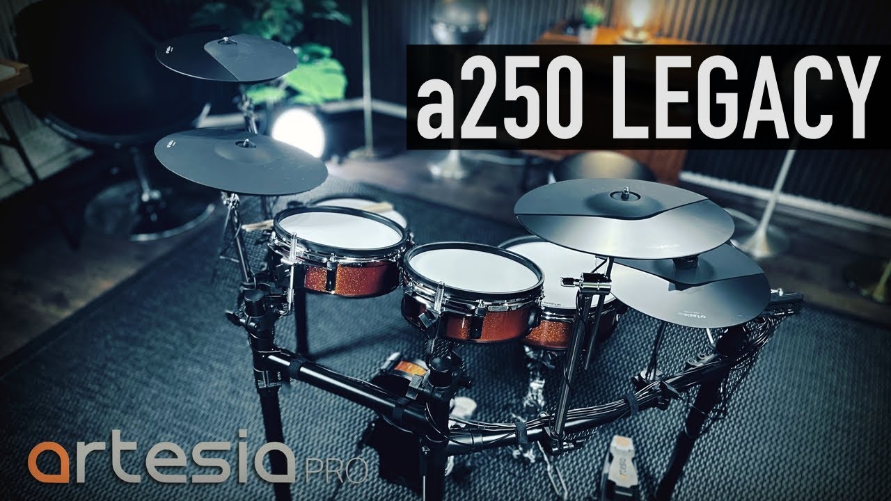Artesia a250 Legacy electronic drums first playing & music jam
