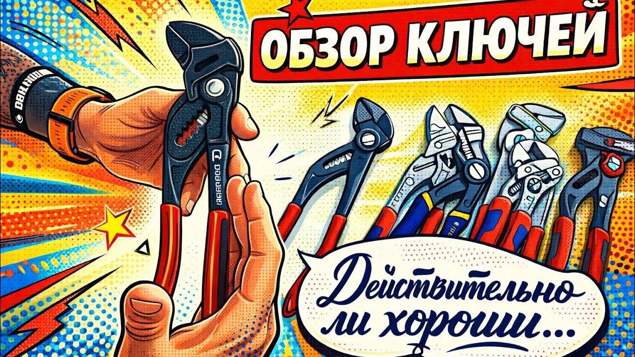Обзор переставных клещей клонов Knipex