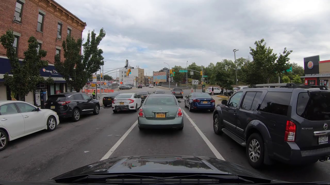 Driving NYC : Astoria to Rosedale, Queens via Grand Central Parkway, Van Wyck Expy (September 2020)
