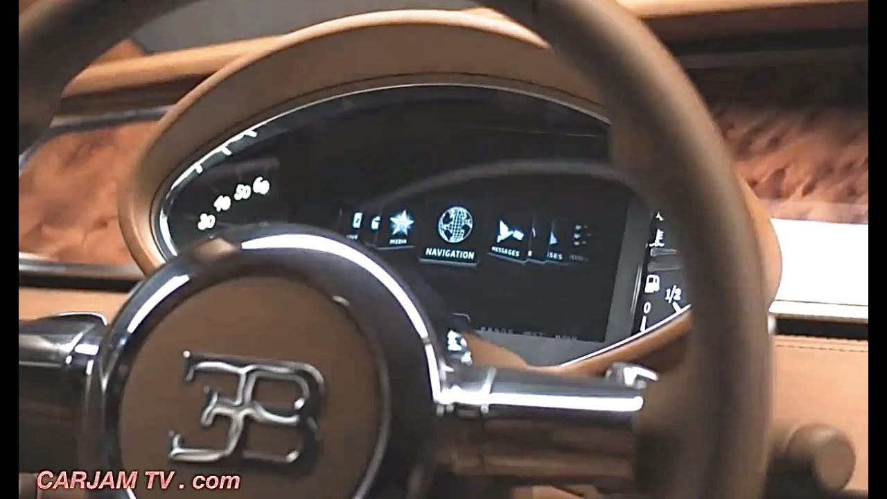 2016 Bugatti Royale INTERIOR 5-door Fastback Bugatti Veyron? Bugatti Sedan Commercial CARJAM TV HD