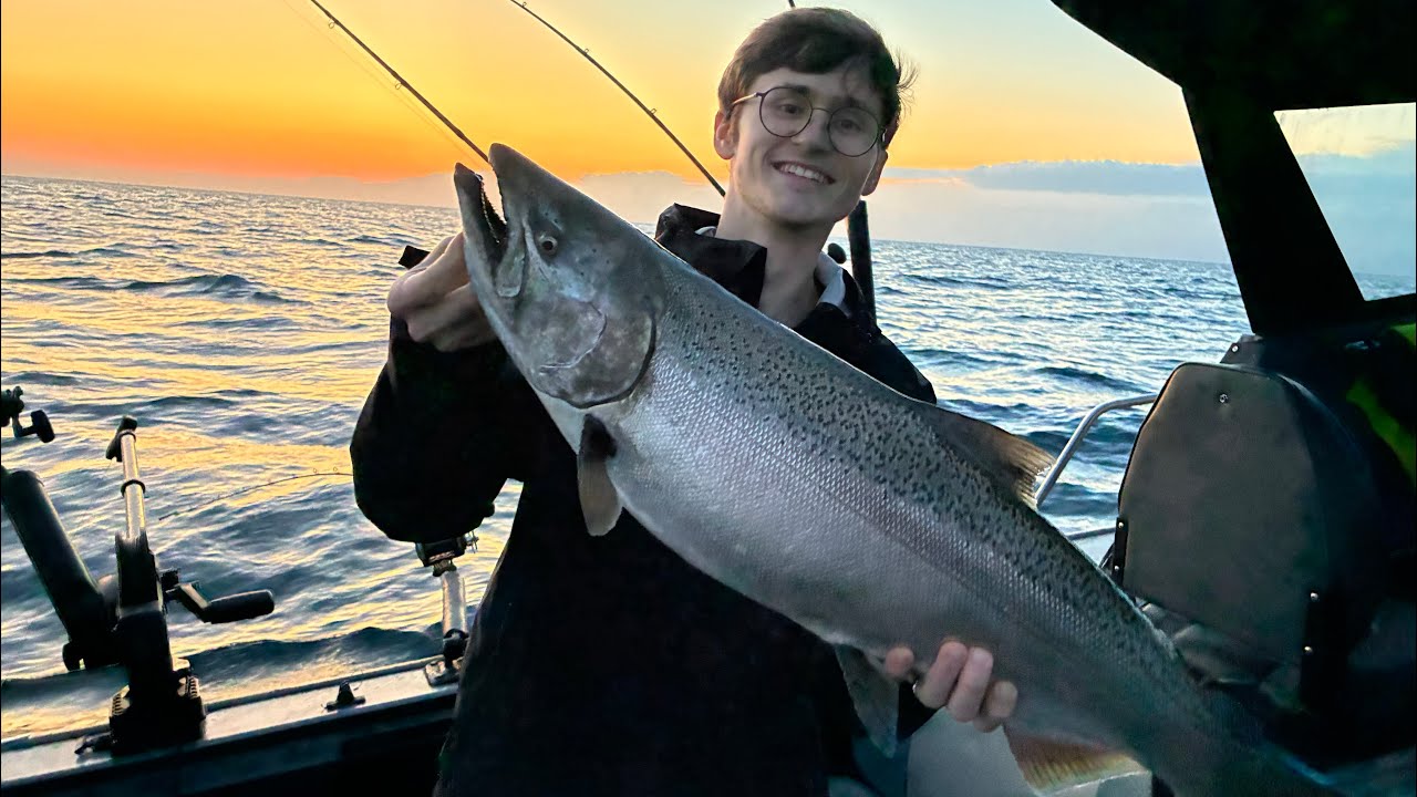 Lake Michigan Salmon Fishing | Kings, Rainbows, and Browns??
