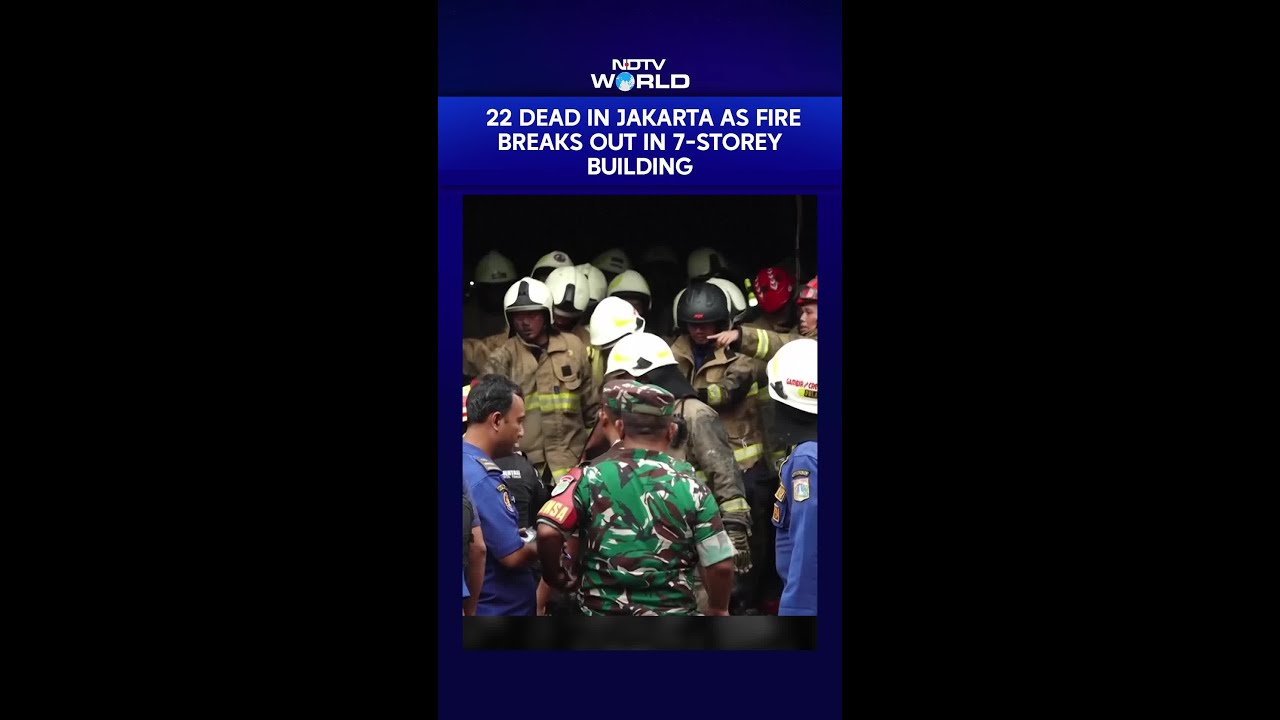 Jakarta Fire News | Fire Breaks Out In Office Building In Indonesia's Jakarta, Killing At Least 22