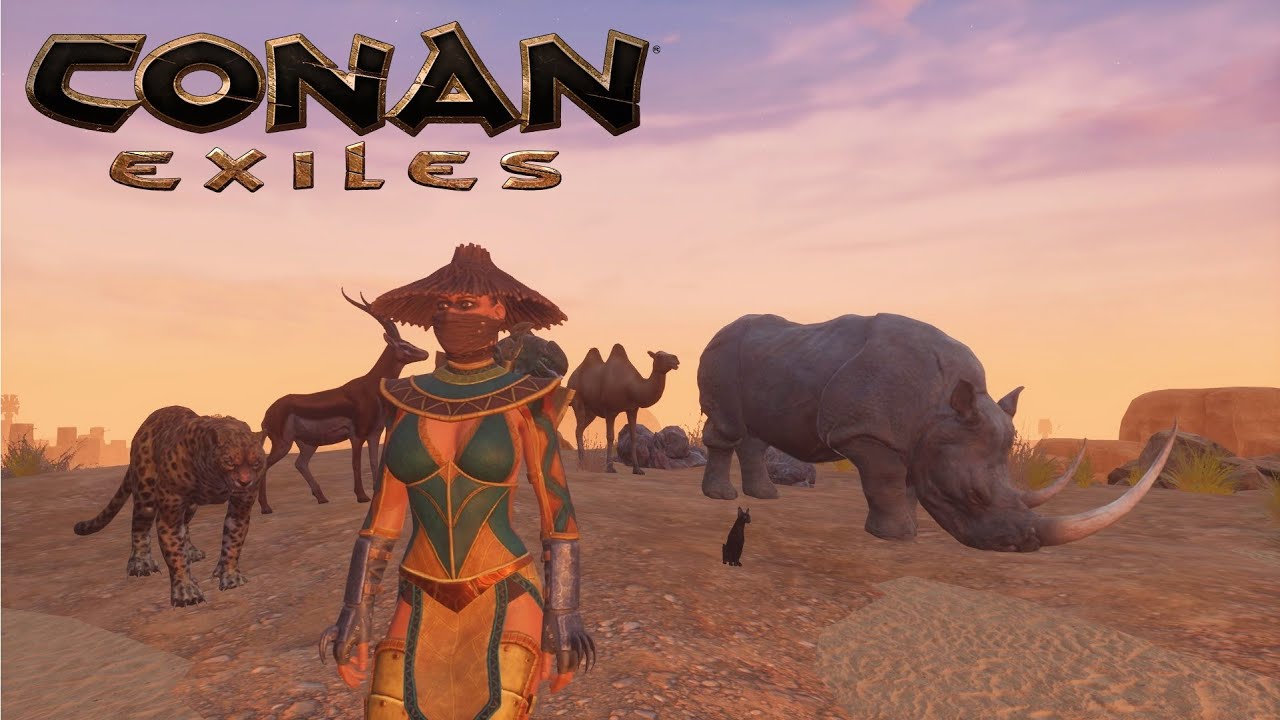 PEGANDO LACAIOS ANIMAIS NO CONAN EXILES - MINi SERIE ZOOLÓGICO DO CONAN