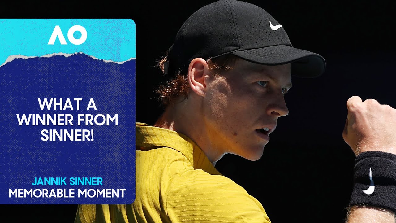 Jannik Sinner's Incredible Angled Winner! | Australian Open 2026