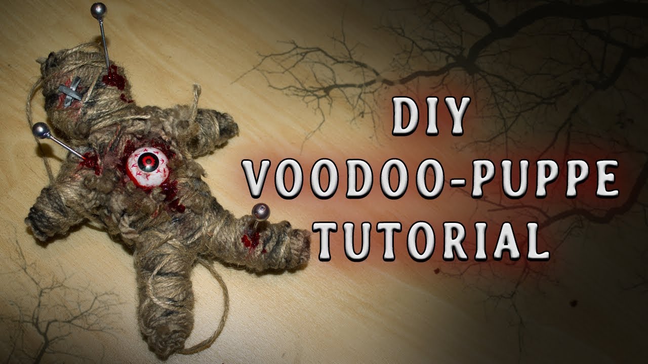 DIY VOODOO-PUPPE TUTORIAL / HALLOWEEN DEKORATION