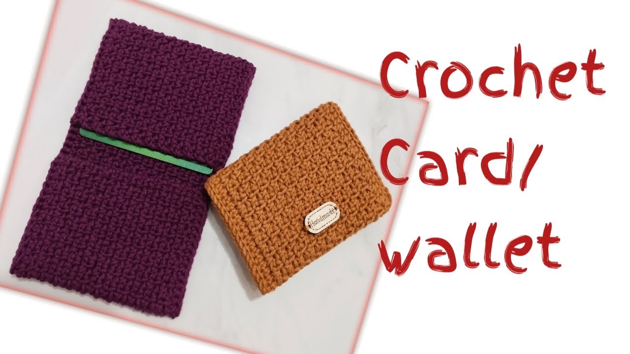 Crochet a wallet/Card holder Tutorial | #cardholder