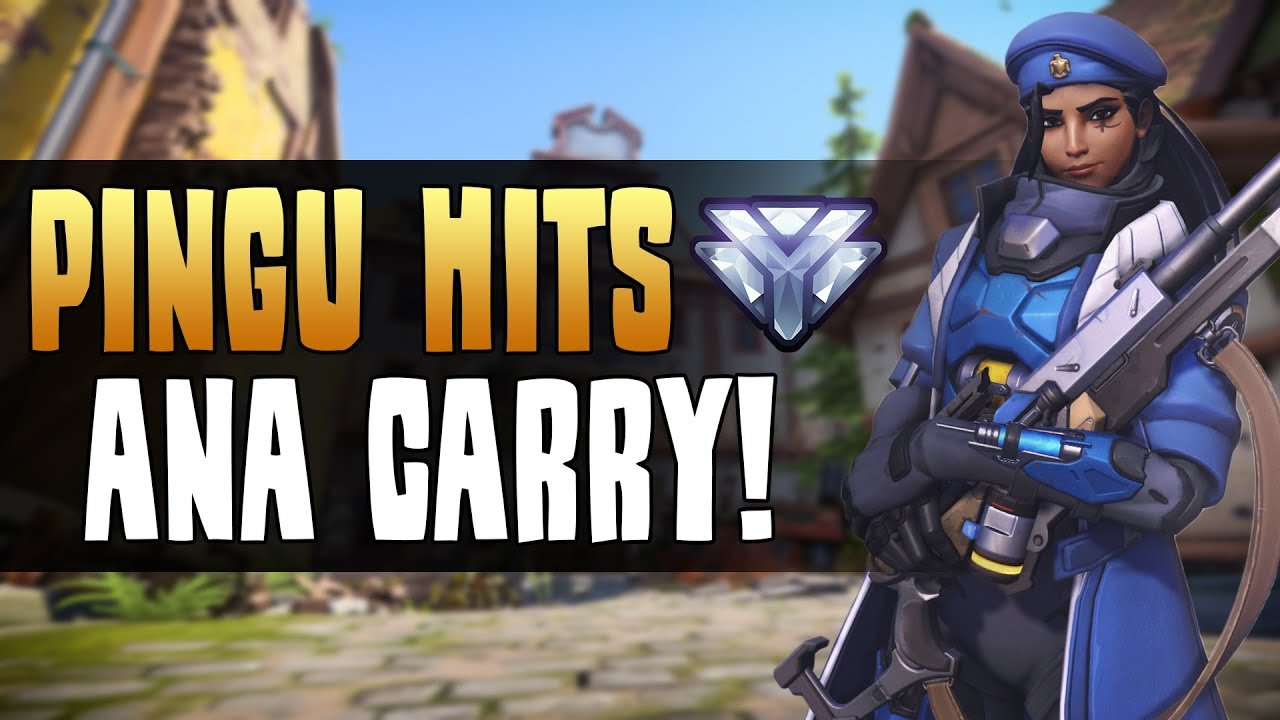 Overwatch | BOOSTING Pingu to Diamond as Ana [Cobrak]