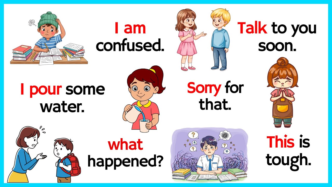 100 Common Daily Use English Sentences | Fun Learning Question Answers