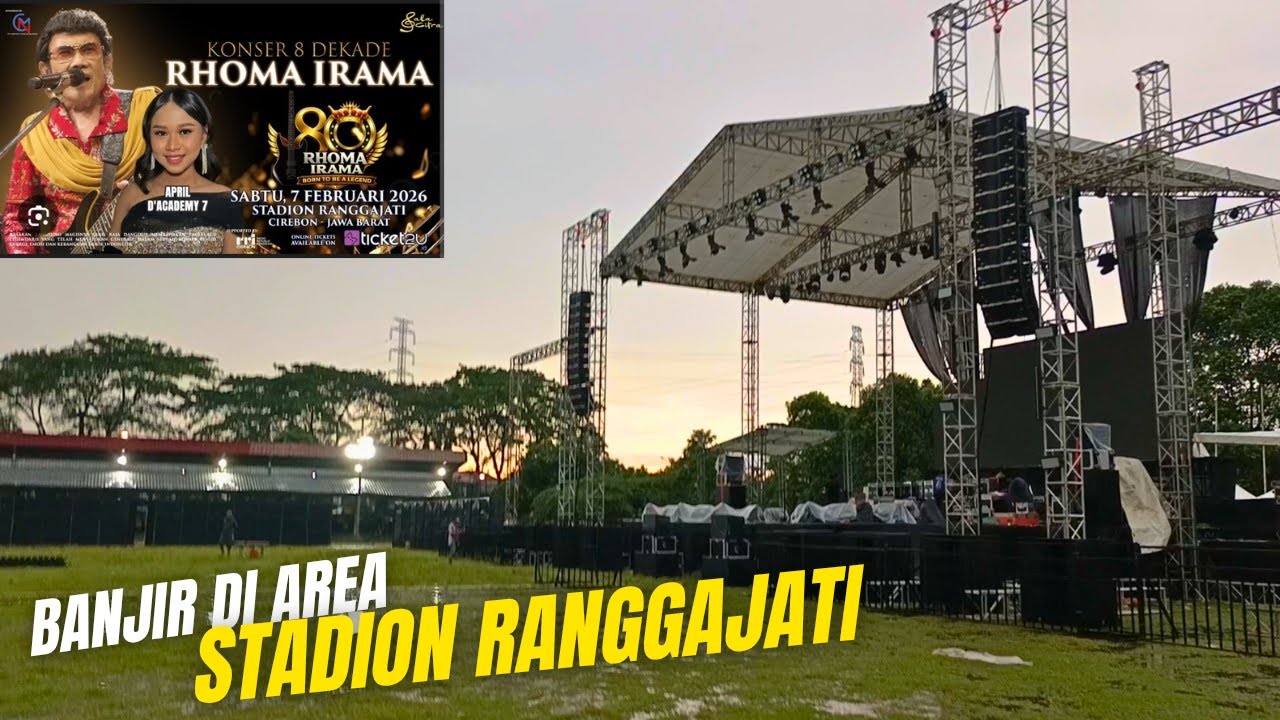 SORE MENJELANG KONSER 8DEKADE RHOMA IRAMA FEAT DEDE APRIL