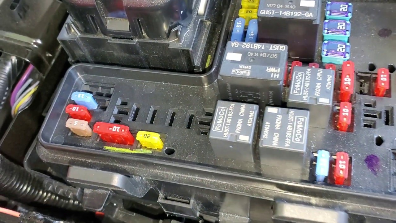 2019 Ford Ranger Horn Fuse & Relay