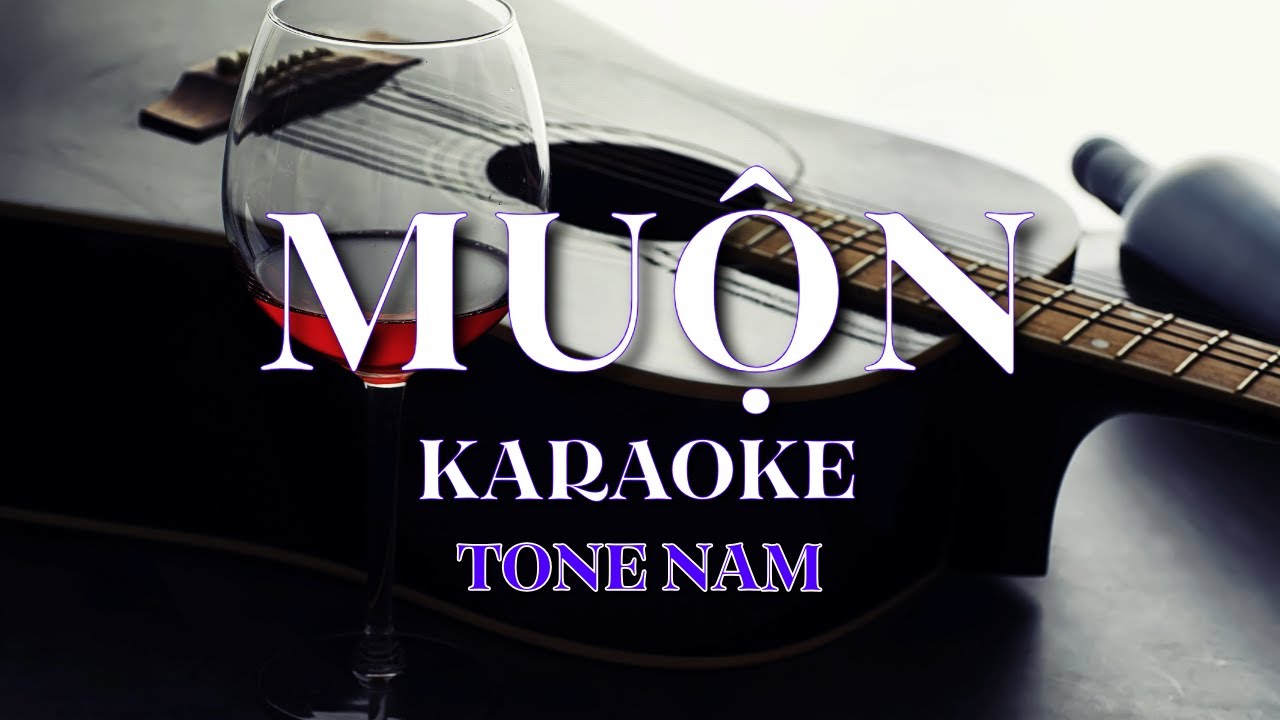 Muộn - Karaoke Tone Nam | Beat Chuẩn 2024 | Sam Karaokes