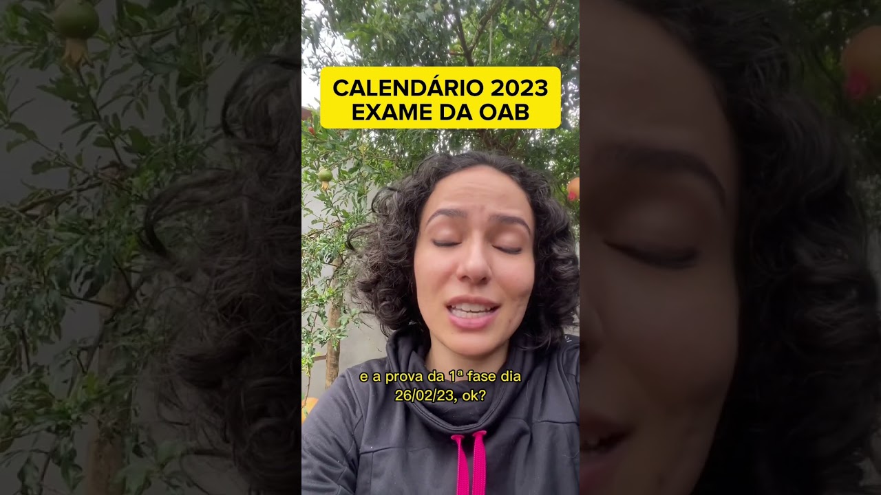 CALENDÁRIO OAB 2023 - Datas importantes 