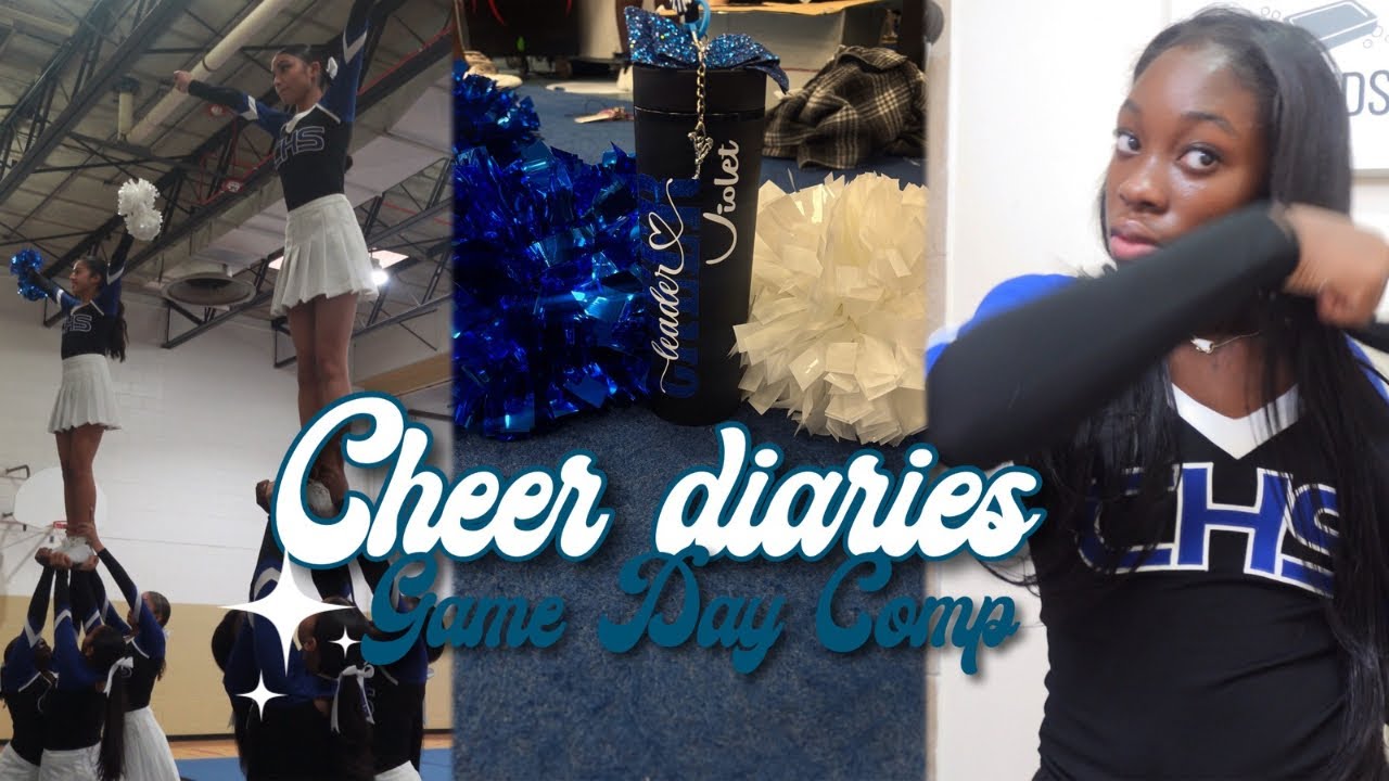 CHEER DIARIES 008 | Game Day comp, Grwm, chit-chat | VioletBrinson 