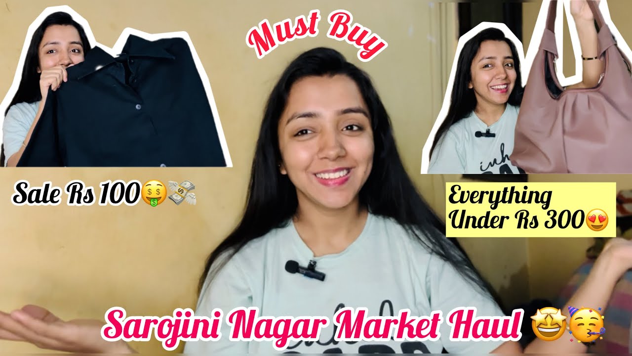 Sarojini Market Haul😍👜 | Day-31 Vlog | Navkaur ❤️🧿