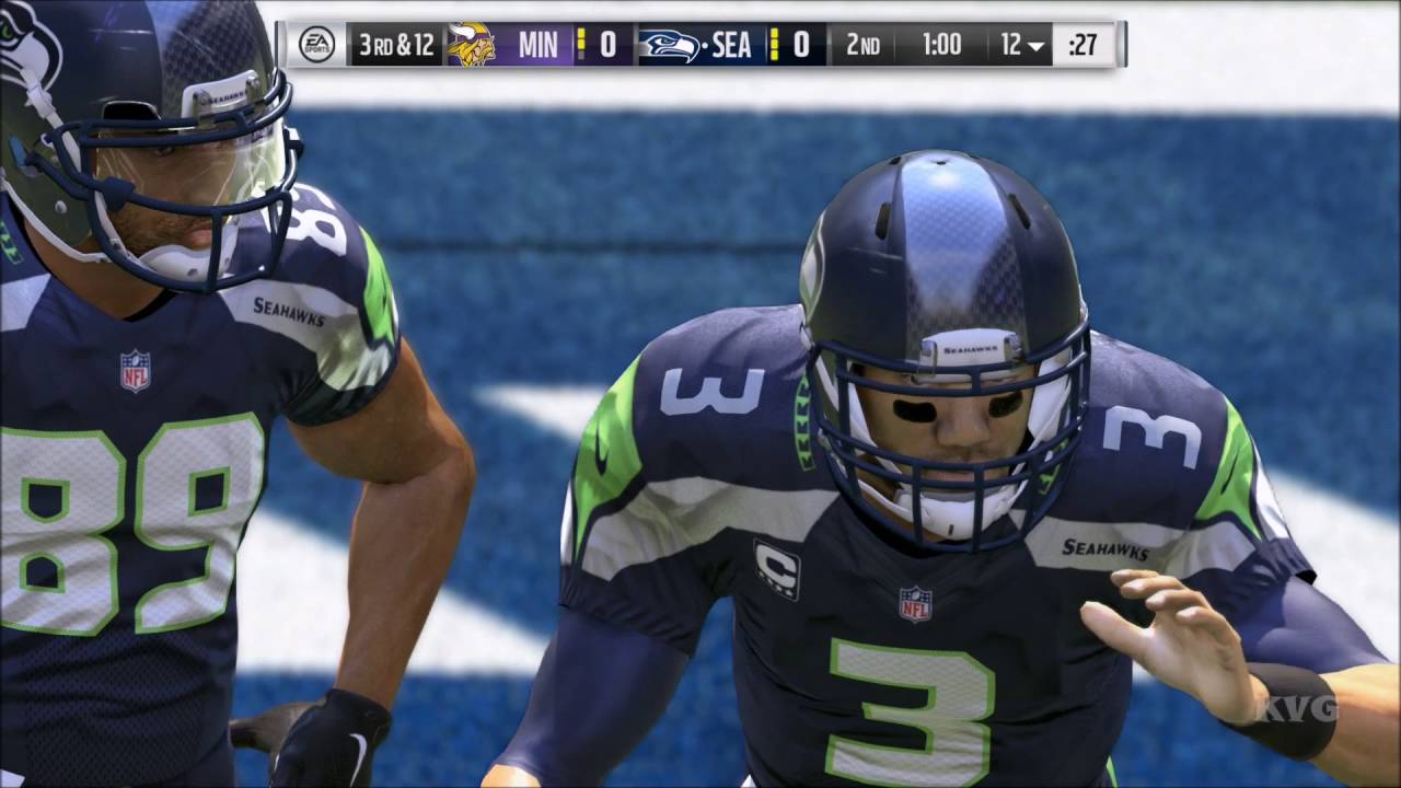 Madden NFL 17 - Minnesota Vikings vs Seattle Seahawks | Gameplay (HD) [1080p60FPS]