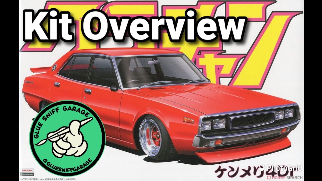 Nissan Skyline Kenmeri Grachan model kit overview.