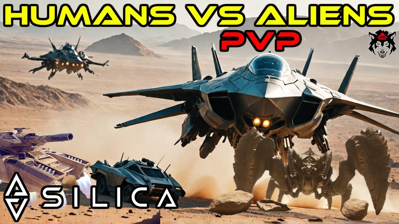 SILICA RTS/FPS | Tanks & Jets Vs Alien Faction (30 Player PVP)
