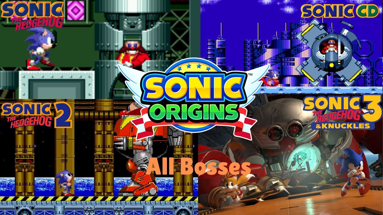 Sonic Origins All Bosses (As Sonic)